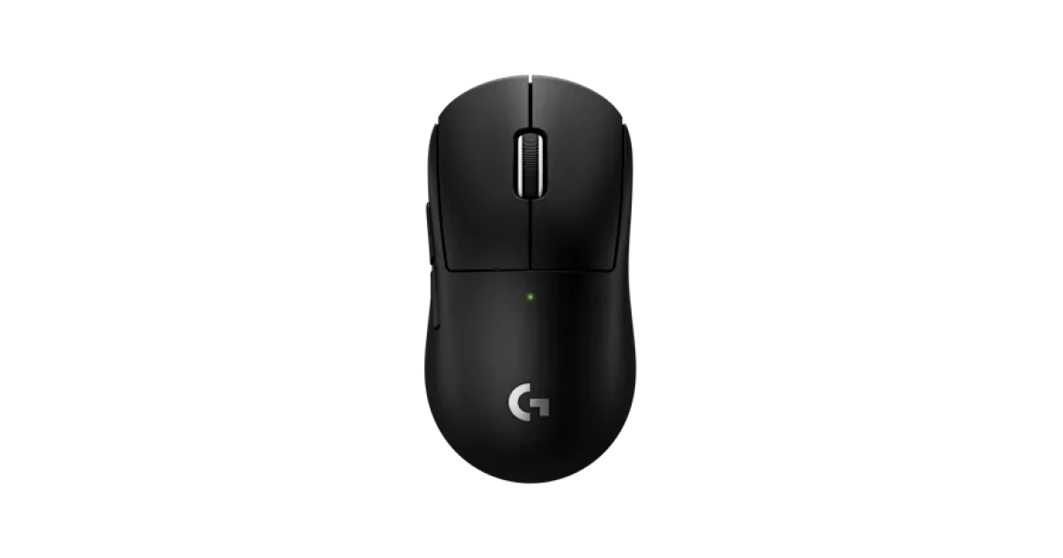 Logitech G PRO X SUPERLIGHT 2 Wireless Gaming Mouse – USB-C | 2kHz Polling | Lightforce Switches | Black