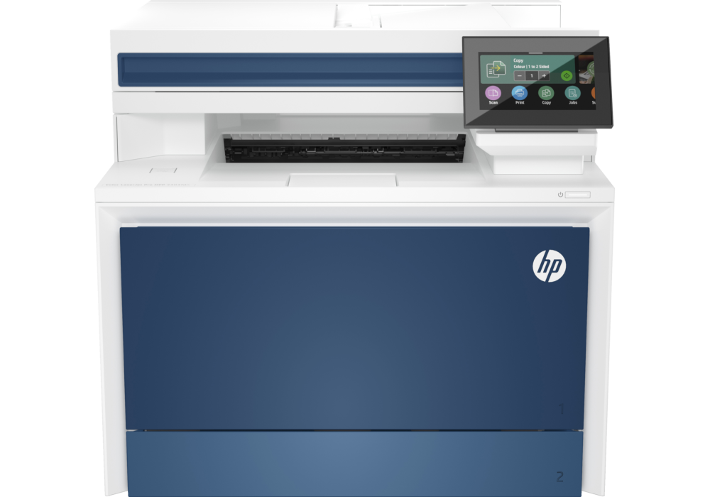 HP Color LaserJet Pro MFP 4303fdn Printer Color Laser Multifunction 4-In-One Network, USB Print, copy, scan, fax Automatic Duplex Printing, Speed Up to 33 ppm - White