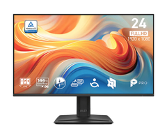MSI PRO MP242 E14C 24" FHD IPS Monitor – 144Hz, 1ms, Black