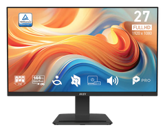 MSI PRO MP273 E14A 27" FHD IPS Monitor – 144Hz, 1ms, Black