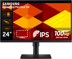 Samsung S4 S40GD Essential Flat Business Monitor - 24-inch Full HD IPS 100Hz 5ms - Ergonomic Stand