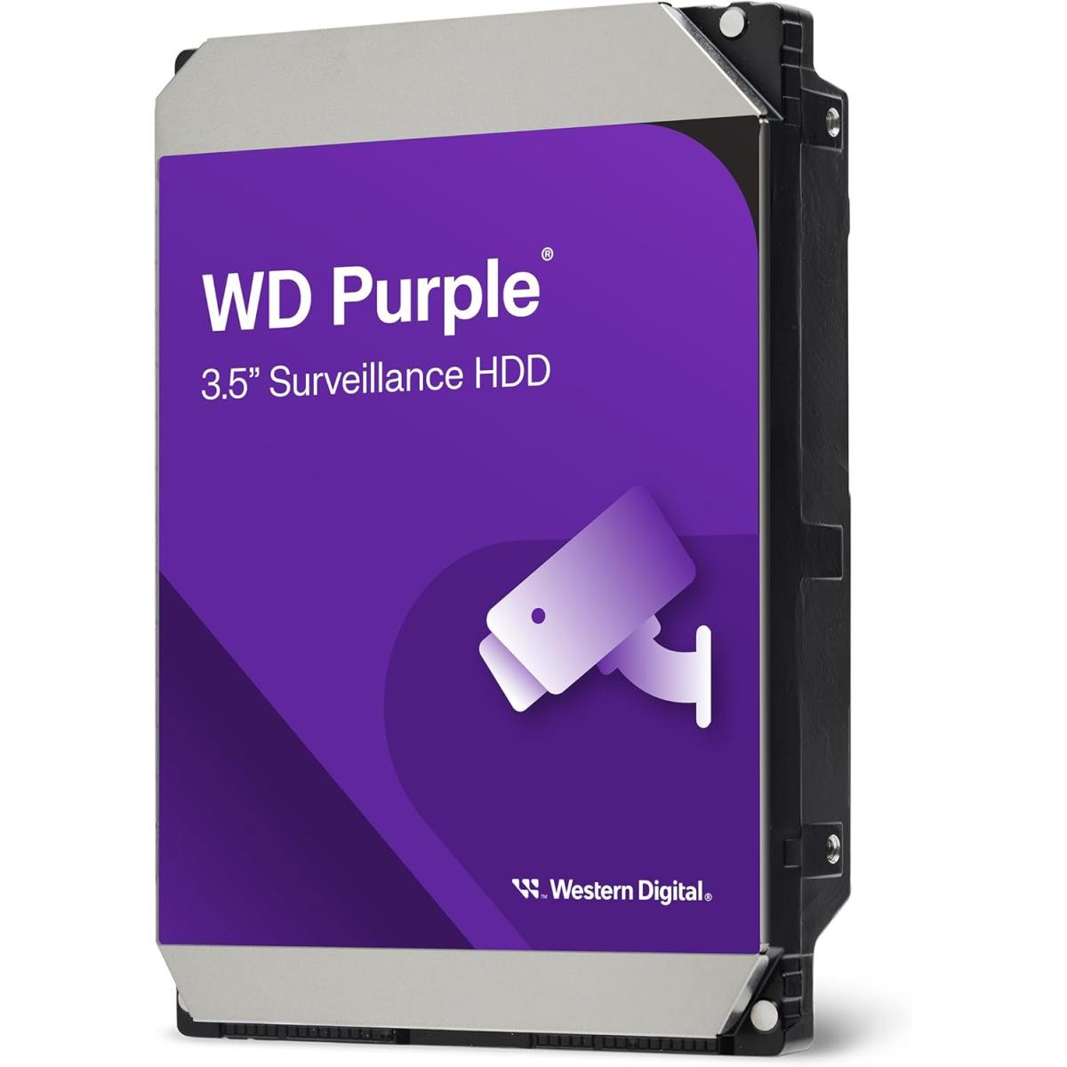 Western Digital WD Purple 4TB Surveillance Internal Hard Drive 3.5" SATA 256MB Cache – WD43PURZ