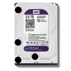 WD 3TB WD Purple Surveillance Hard Drive 3.5" SATA 5400 RPM 64 MB Cache