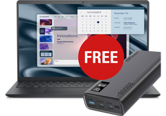 Dell Pro 15 Essential PV15250 Laptop Free Power Bundle, Intel Core i7-1355U, 8GB DDR5, 512G PCIe NVMe SSD, 15.6" FHD 120Hz WVA Anti-Glare, Wi-Fi 6, Carbon Black w/ Promate Bolt-20PD Universal 20000mAh 20W Power Bank