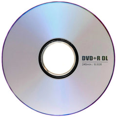 DVD +R DL DUAL LAYER DISC 8.5GB, 240MIN, BOX - 50 PCS