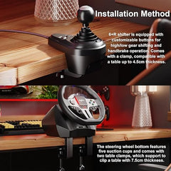 Pxn-v9 Gen2 Steering Wheel Gaming, Steering Wheel Xbox Pc, 270/900° Car