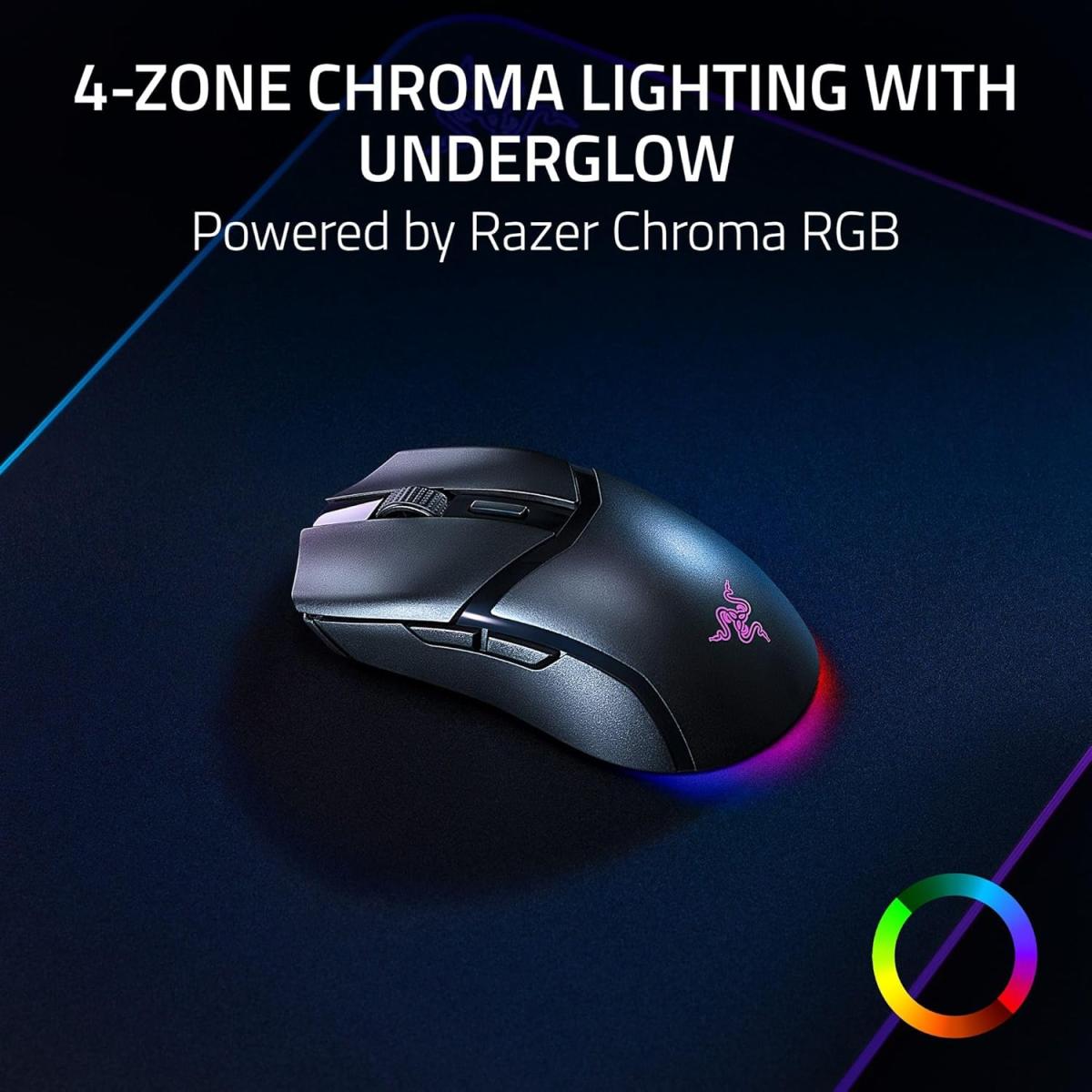 Razer RGB wireless Bluetooth gaming mouse for computer setup