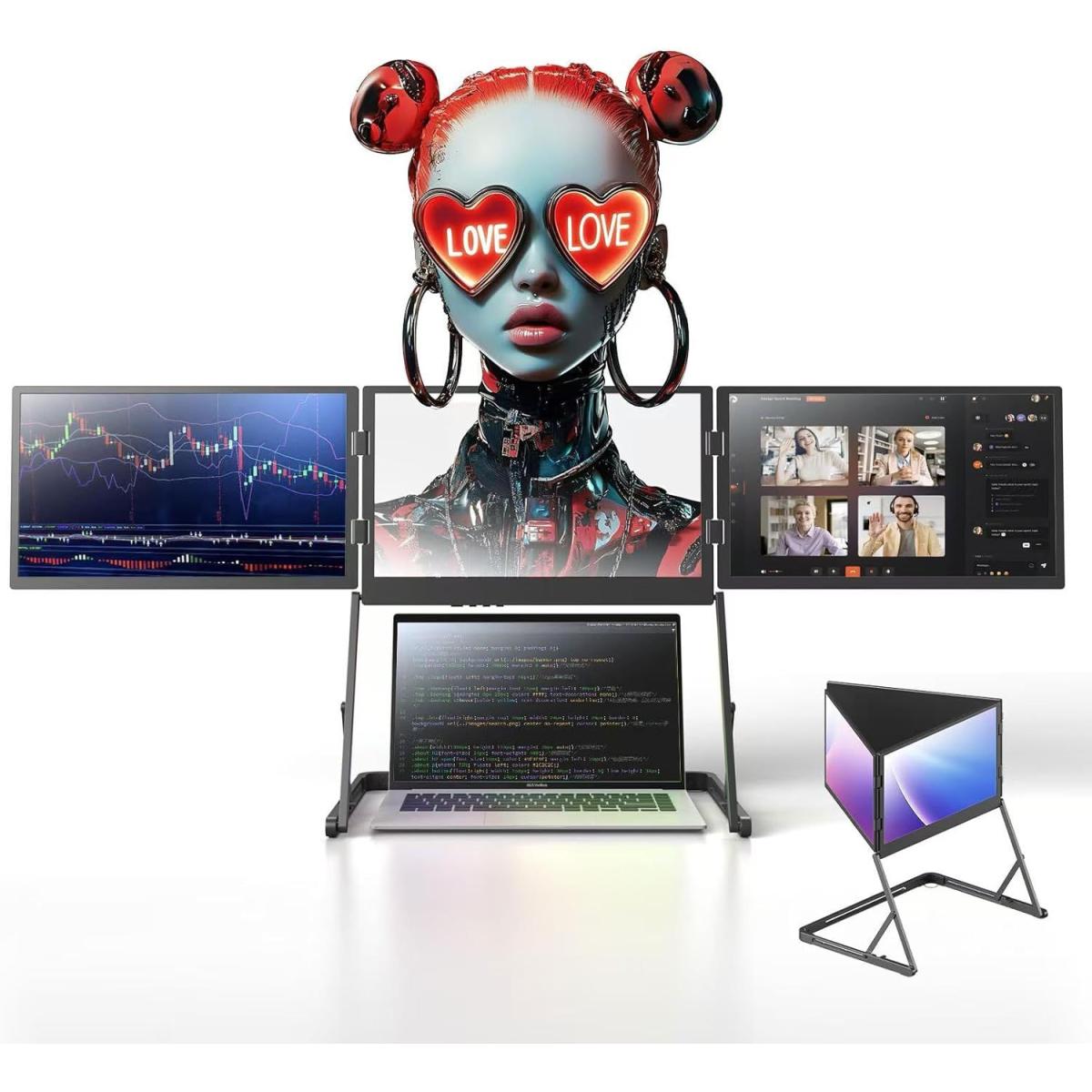 V2COM laptop for portable computing