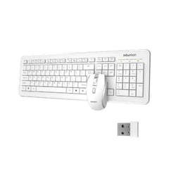 MEETION MT-C4120 LITTLE WIRELESS KEYBOARD & MOUSE COMBO – WHITE
