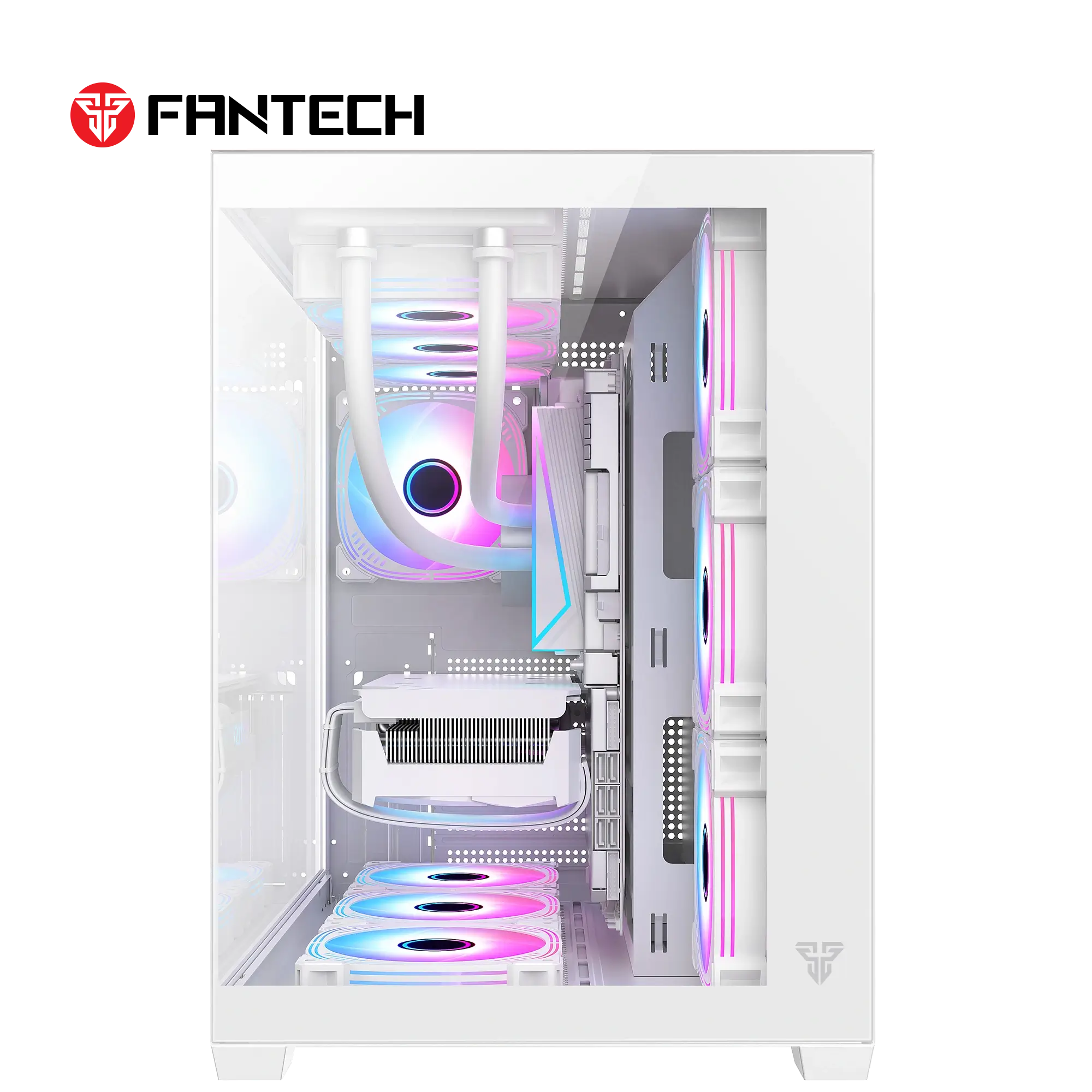 Fantech PC case for desktop computer builds and component installation