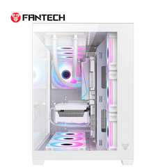 Fantech Cg85 Lumina  Tower Gaming Case White (dual Chamber)