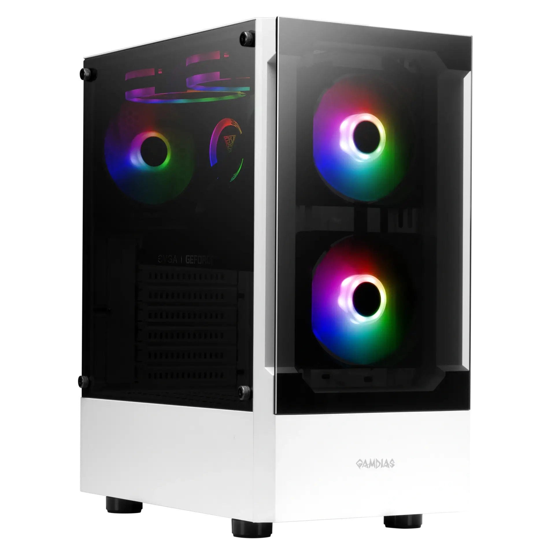 Gamdias Talos E3 Argb Tower Gaming Case White