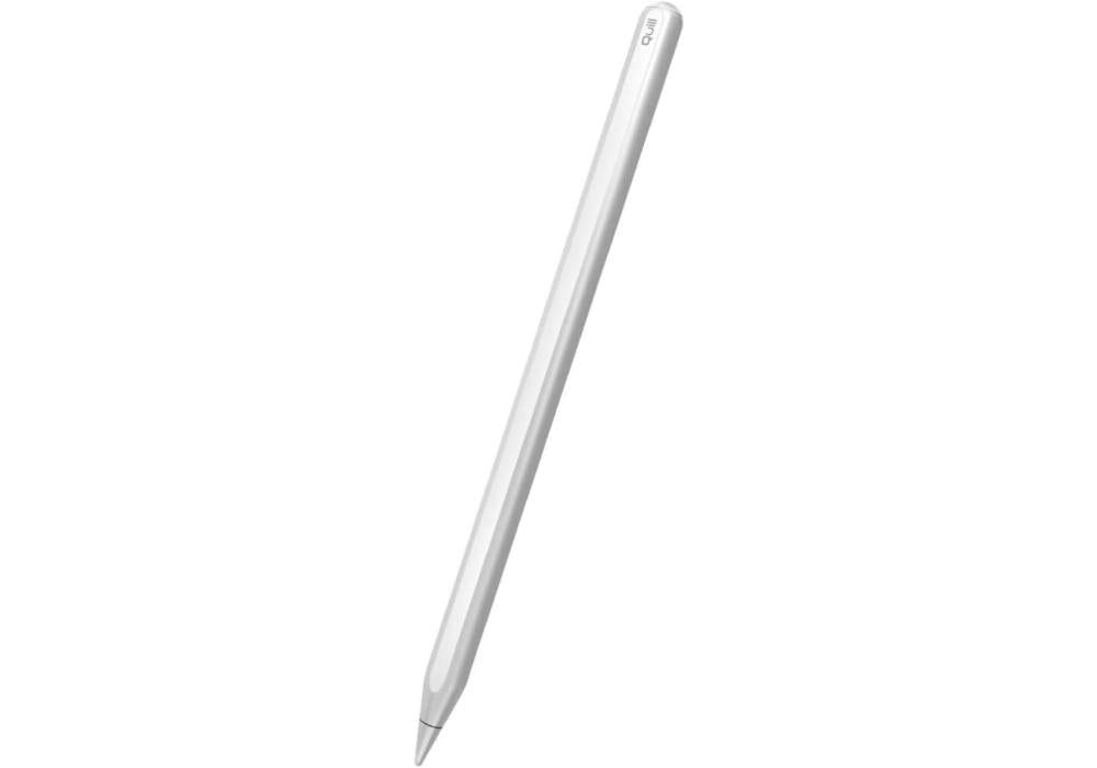 Promate Quill, Stylus Pencil for iPad with Palm Rejection, Tilt Recognition Bluetooth v5.0, Magnetic Charging and Detachable Nib for iPad Apple