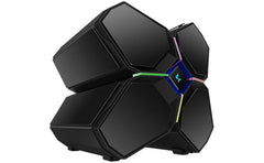 Deepcool Quadstellar Infinity Atx Aluminum Cutting Edge Style Rgb Led Strips Gaming Case