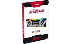 Kingston FURY Renegade RGB 48GB (1 x 48GB) 6000MHz DDR5 Desktop Memory Intel XMP 3.0 Infrared Sync Technology Overclocking Stability