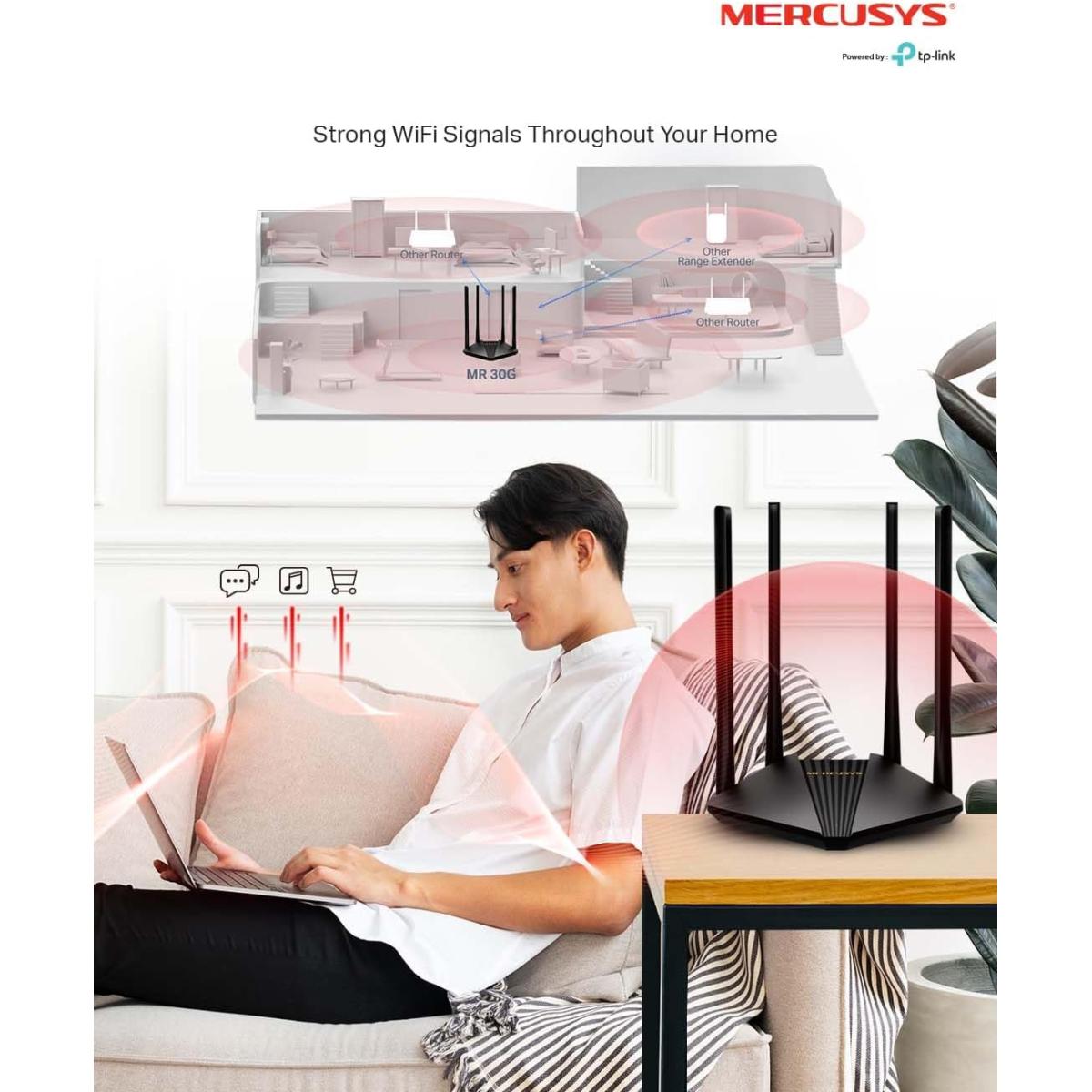 MERCUSYS wireless Wi - Fi router for network connectivity