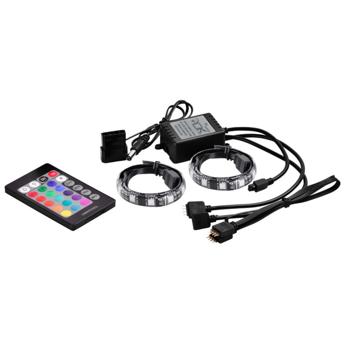 Deepcool Rgb 350 Colour Led Strip Magnetic Lighting Kit With Remote