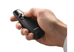 Logitech Wireless Presenter R400, Wireless Presentation Remote Clicker with Laser Pointer