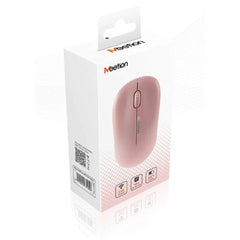 MeeTion MT-R545 Cordless Optical Usb Computer 2.4GHz Wireless Mouse -Pink