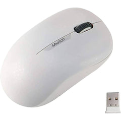 MeeTion MT-R545 Cordless Optical Usb Computer 2.4GHz Wireless Mouse -White