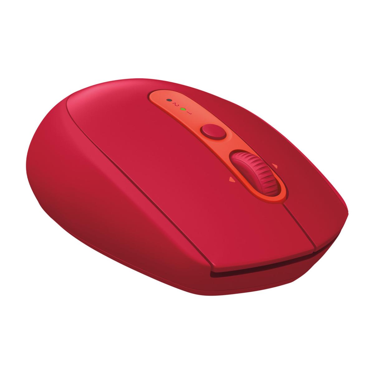 Logitech M585 Multi Device Wireless & Bluetooth 2 Thumb Buttons Logitech Flow Ultra Precise Scrolling Curved Design Windows & Apple Mac Red Logitech M585 Multi Device Wireless & Bluetooth 2 Thumb Buttons Logitech Flow Ultra Precise Scrolling Curved Design Windows & Apple Mac Red