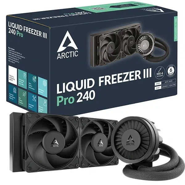 Arctic Freezer RGB liquid cooling accessory for PC cooling