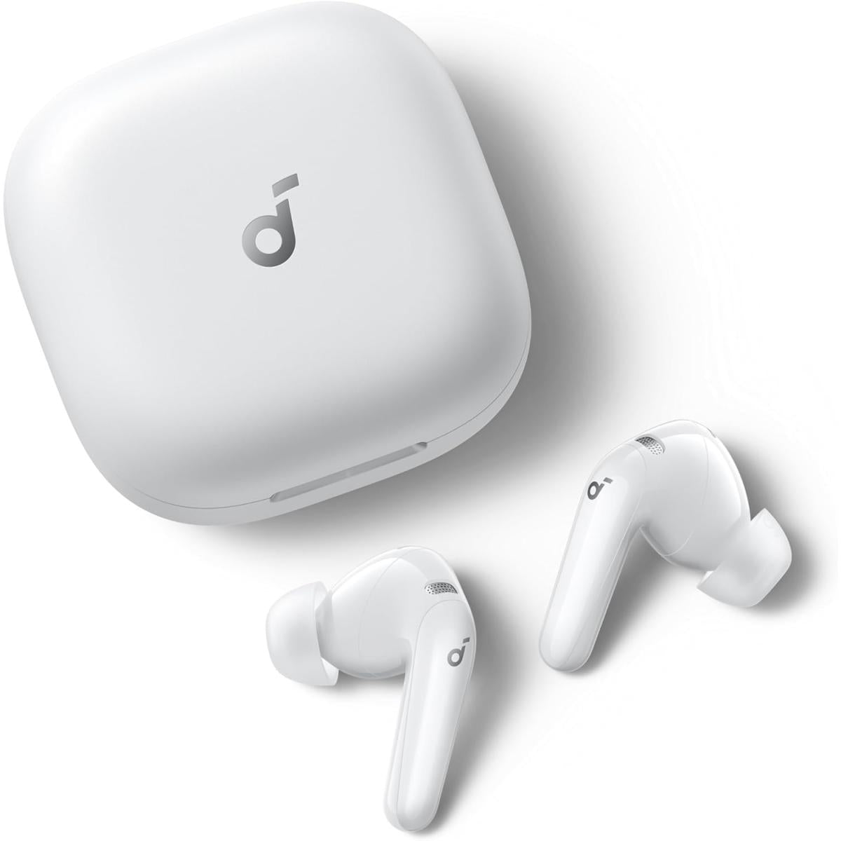Anker Soundcore R60i Nc, Real Time Adaptive Noise Cancelling, Hi Res Sound, Translation Earbuds, 50h Playtime, Wireless Earbuds, Bluetooth Earphones, Spatial Audio, Fast Charging, Ip55 , White