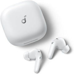 Anker Soundcore R60i Nc, Real Time Adaptive Noise Cancelling, Hi Res Sound, Translation Earbuds, 50h Playtime, Wireless Earbuds, Bluetooth Earphones, Spatial Audio, Fast Charging, Ip55 , White
