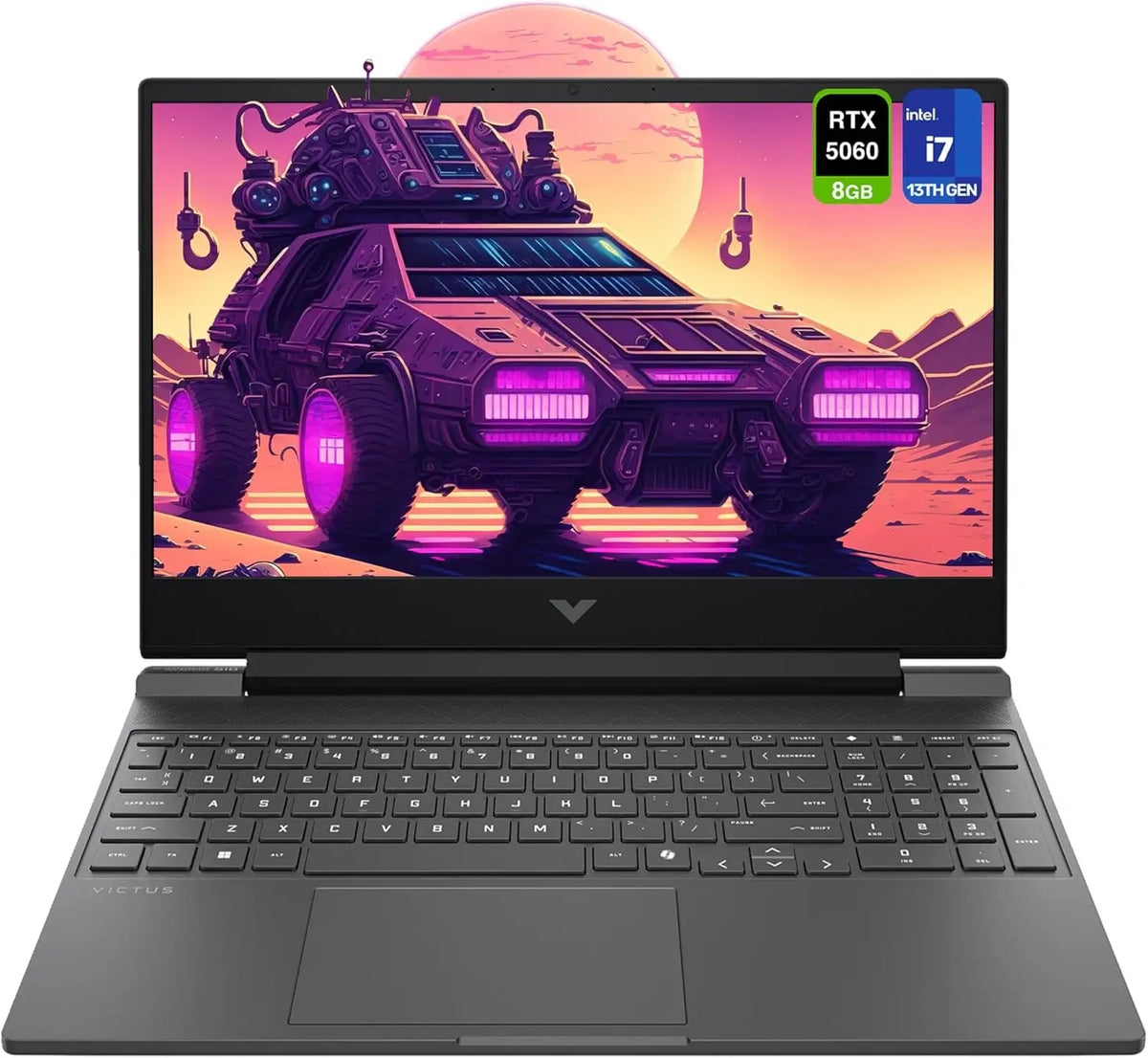 HP Victus 15 Gaming Laptop - Intel Core i7-13620H - NVIDIA RTX 5060 8GB - 15.6-inch diagonal FHD IPS 144Hz