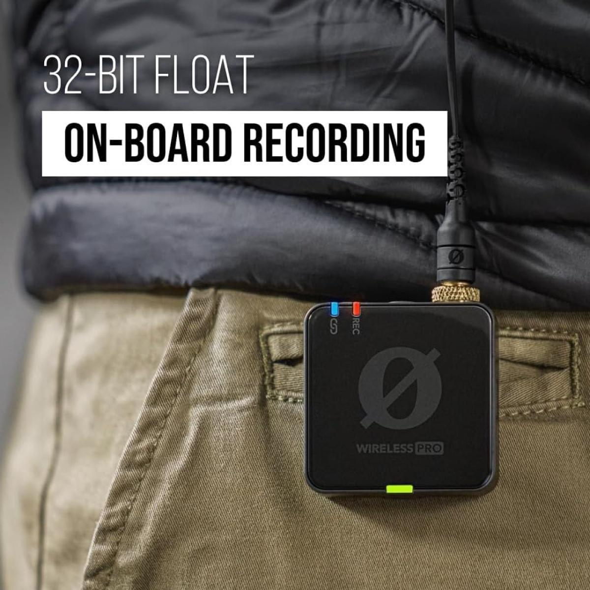 RODE wireless microphone for audio recording