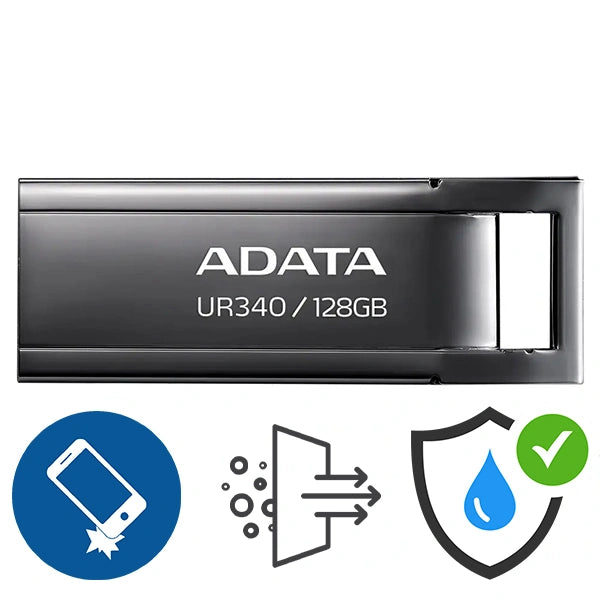 ADATA UR340 128GB USB Flash Drive (METAL)
