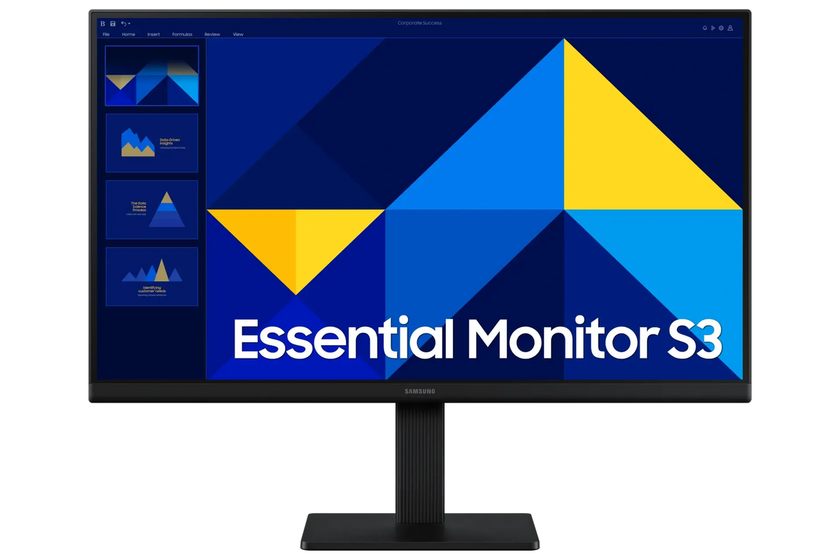 SAMSUNG S3 ESSENTIAL S3GD (D300) 24-inch IPS FHD 100Hz Flat Business Monitor