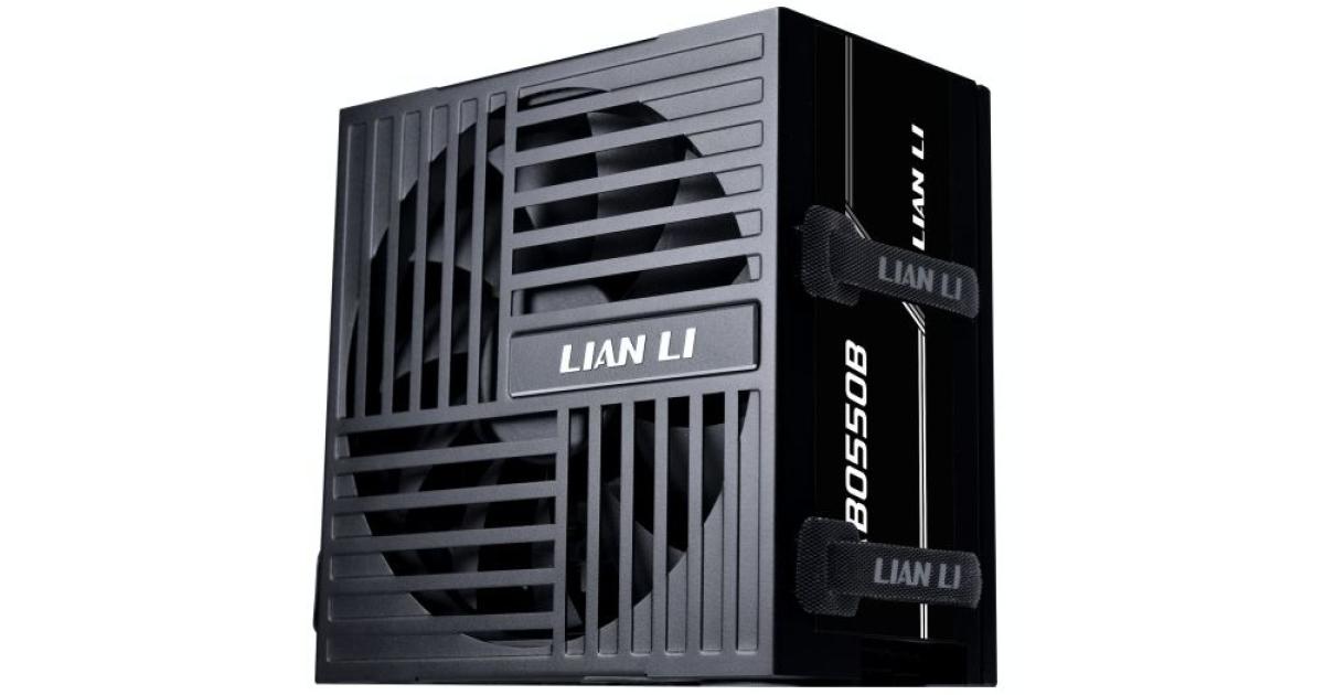 Lian Li RB550B PSU BLACK PCIE 5.1 (12V-2×6) 550W 80 PLUS Bronze Non-Modular Power Supply, PCIe 6+2 pin cable,Includes full cable set for CPU, GPU, SATA, and PATA connections..