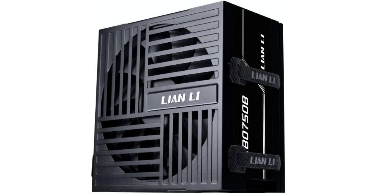 Lian Li RB750B PSU BLACK PCIE 5.1 (12V-2×6) 750W 80 PLUS Bronze Non-Modular Power Supply, PCIe 6+2 pin cable,Includes full cable set for CPU, GPU, SATA, and PATA connections..