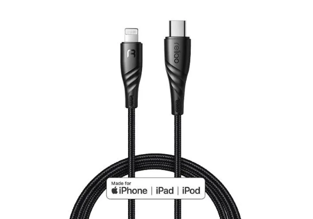 MCDODO RCA-625 RELIQO MFI TYPE-C TO PHONE PD DATA CABLE 1.2 METER - 18 Month Warranty