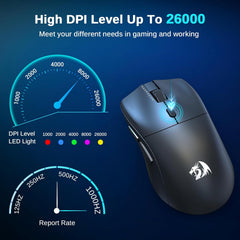 Redragon Gaming Mouse M816, 44g Ultra - light 8k Polling Rate 26000 Dpi Mouse, Full