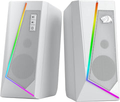 Redragon Gs520 Rgb Desktop Speakers White