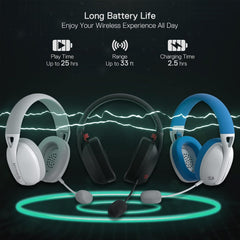 Redragon H848 Bt Wireless Gaming Headset - Lightweight - 7.1 Surround Sound -