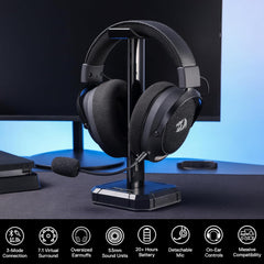 Redragon H858 3 - mode Wireless Gaming Headset, 7.1 Surround Sound