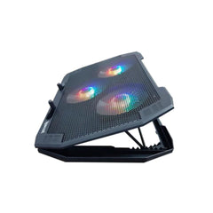 Redragon Ingrid Gcp511 Laptop Cooler 3 Fans Rgb Up to 17 Black