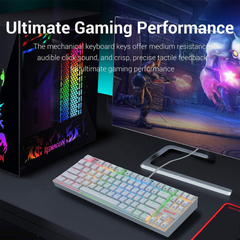 Redragon KUMARA K552 RGB-1 Wired Gaming Keyboard - White