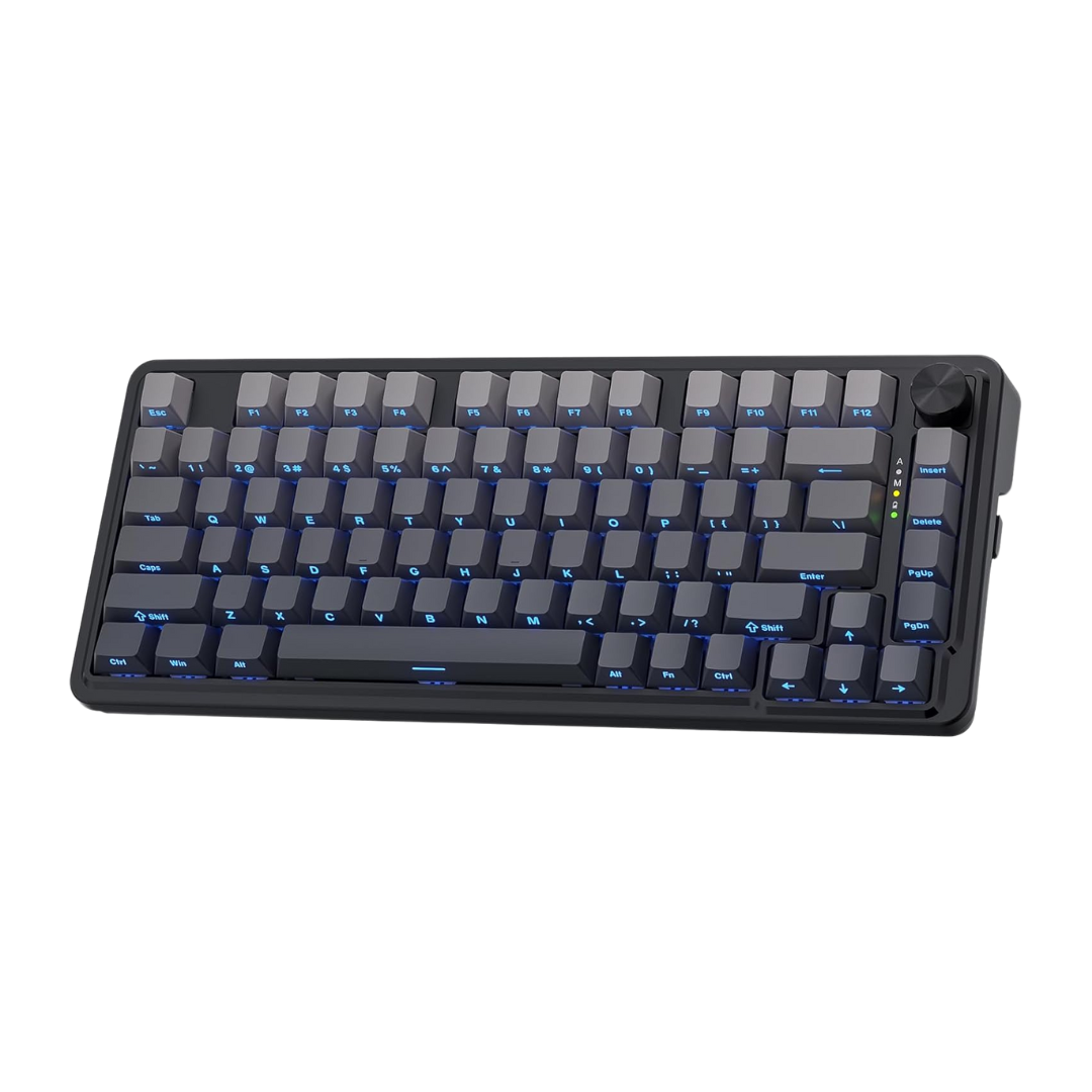 Redragon K673 Gb 75% Wireless Gasket Rgb Gaming Keyboard, 3-modes 81 Keys Pbt