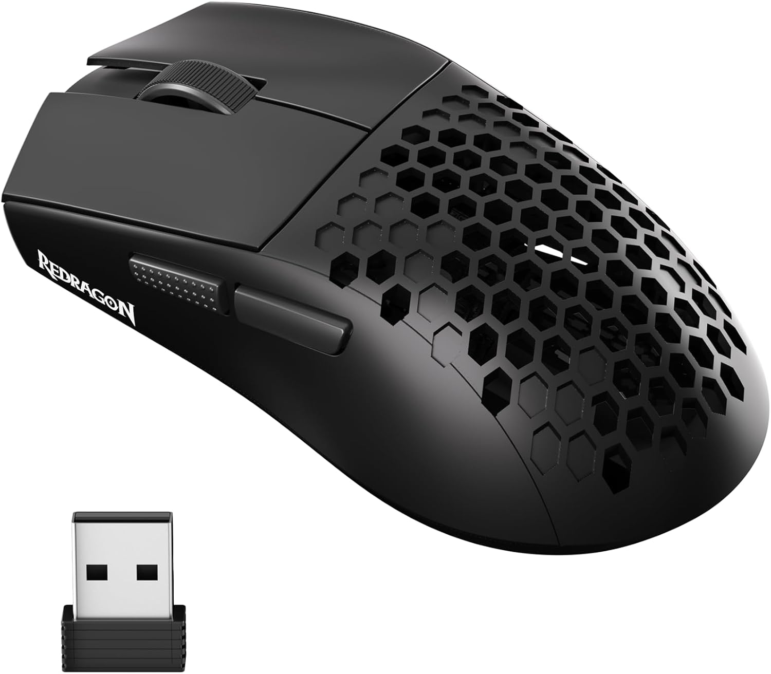 Redragon M725 Honeycomb Shell Gaming Mouse Wireless, Ultra Lightweight 49g, , RGB