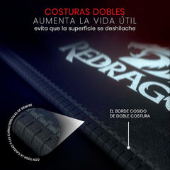 Gameak JO | Gaming Accessories Store Redragon P030 Flick m Mousepad with Stitched Edges Waterproof for Work Games