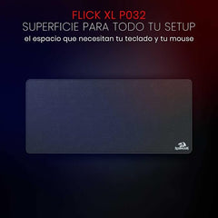Gameak JO | Gaming Accessories Store Redragon P032 Flick Xl Mouse Pad with Stitched Edges Waterproof for Work Games