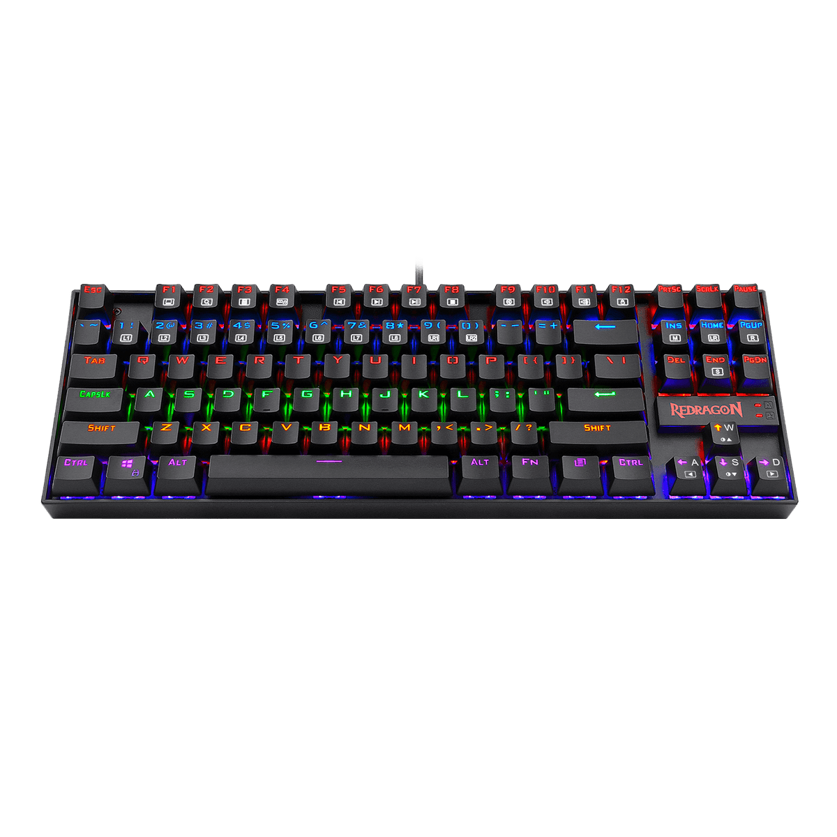Redragon KUMARA K552 RGB-2 Wired Gaming Keyboard - Black - BLUE