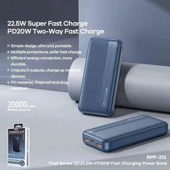 Remax Rpp-213 Tinyl Series 20000mah Power Bank