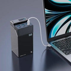 Powerology 50000mAh Power Bank 65W 3×PD Type-C and 3×USB-A