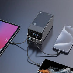 Powerology 50000mAh Power Bank 65W 3×PD Type-C and 3×USB-A