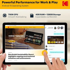 Kodak Tablet K11 – 11" FHD Android Tablet 128GB